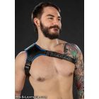 Mr S. Leather Centurion Shoulder Harness | Blue