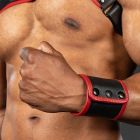 Mr. S Leather Centurion Wristband | Red