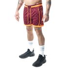 Nasty Pig Rival Rugby Short - Burgundy/Vibrant Orange