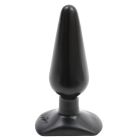 Doc Johnson Smooth CLASSIC Butt Plug: Medium | Black