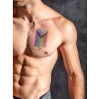 Mister B Temporary Tattoo Pride Flag