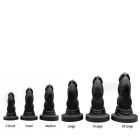 Erotixxx Toys Bulldog Dildo | Black