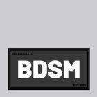 Mr. Riegillio  Rubber Velcro Patch - BDSM - White