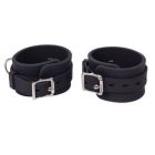 Mister B Leather BIOTHANE Silicone ANKLE RESTRAINTS | Black