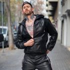 Boxer Barcelona BXR Leather Sports Jacket - Berlin10 | Black
