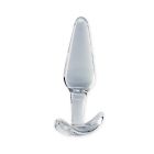 Clarity Glass Butt Plug - Utopian Floret