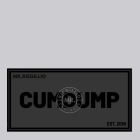 Mr. Riegillio  Rubber Velcro Patch - CUMDUMP - Black