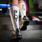 Boxer Barcelona Football Sock - White/Red/Black | SLUT