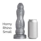 Mr Hankeys' HORNY RHINO Dildo: Small | Gun Metal