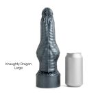 Mr Hankey's KNAUGHTY DRAGON Dildo: Brown Lg | 9.5 Inches