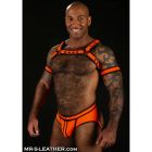 Mr.S Leather NEO BOLD Colour Armband | Orange