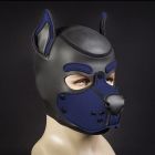 Mr S Leather Neoprene K9 Puppy Hood | Black/Navy