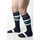 Cell Block 13 Tight End Knee High Socks | Navy