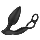 Nexus SIMUL8 Vibrating Double Cock & Ball Ring with Ribbed Butt Plug