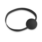 QUICKIE GAG Silicone Ball Gag: 1.75 inch Ball | Black