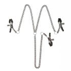 SEI MIO - Triple Tease - Adjustable Nipple and Clit Clamp Set