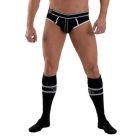 Mister B URBAN Football Socks with Pocket | Black