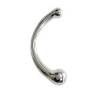 Titus 8 inch Curved Double-Ended G-Spot Wand | Stainless Steel