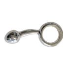 Titus Ergo Curved Butt Plug with Finger Ring | Stainless Steel