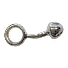 Titus 3 inch Butt Plug with Finger Ring | Stainless Steel