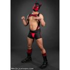 Mr.S Leather X-Factor Bold Color Body Harness | Red