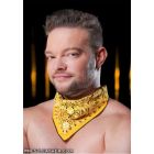 Mr.S Leather Zipper Pocket Neck Hanky - Yellow