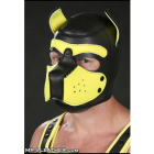 Mr S Leather NEOPRENE Puppy Hood | Black & Yellow