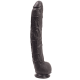 DICK RAMBONE Anal Dildo: Black | 17 Inches