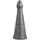 American Bombshell - Rockeye - Gun Metal Rippled Anal Plug