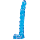 Raging Hard-Ons 9 Inch Slimline Cobalt Blue Dildo with Balls