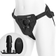 Vac-U-Lock™ - Supreme Harness With Vibrating Plug