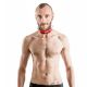 Mister B Rubber Collar Lockable Red/Black