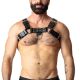 Nasty Pig ANVIL Leather Bulldog Harness | Black
