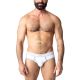 Nasty Pig CORE Y-FRONT Brief | White/Grey