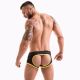 FETISH GEAR Core Jock Boxer | Black & Yellow