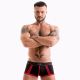 FETISH GEAR Core Boxer Trunk | Black & Red