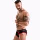 FETISH GEAR Core Brief | Black & Red