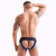 FETISH GEAR Core Jock Brief | Black & Royal Blue