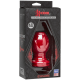 KINK by Doc Johnson: Wet Works EXPLORE Tunnel Butt Plug | XL Red