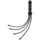 KINK by Doc Johnson: The QUAD Silicone Whip w/ Dildo Handle | 18 Inches