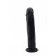 RealRock REALISTIC Cock: Black Anal Dildo | 13.4 Inches