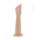 RealRock REALISTIC HAND Pale Flesh Rubber Dildo | 12.8 Inches