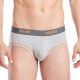 2(x)ist No Show Brief | Heather Grey & Orange