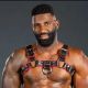 Mr. S Leather Piped Bulldog Harness Black/Red