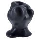 Oxballs Jumbo POPPER PIG-HOLE Hollow Plug | Black
