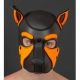 Mr S Leather NEOPRENE FRISKY Puppy Hood | Orange