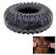 Perfect Fit Ribbed Ring Black