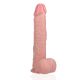 RealRock Extra Long Straight Dildo with Balls 13" / 33 cm | Cream