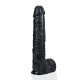 RealRock Extra Long Straight Dildo with Balls 15" / 38 cm  | Black