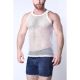 Timoteo Santorini Mesh Tank Top | White
